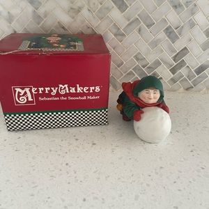 Merry Makers Dept 56 Sebastian the Snowball Maker with Box